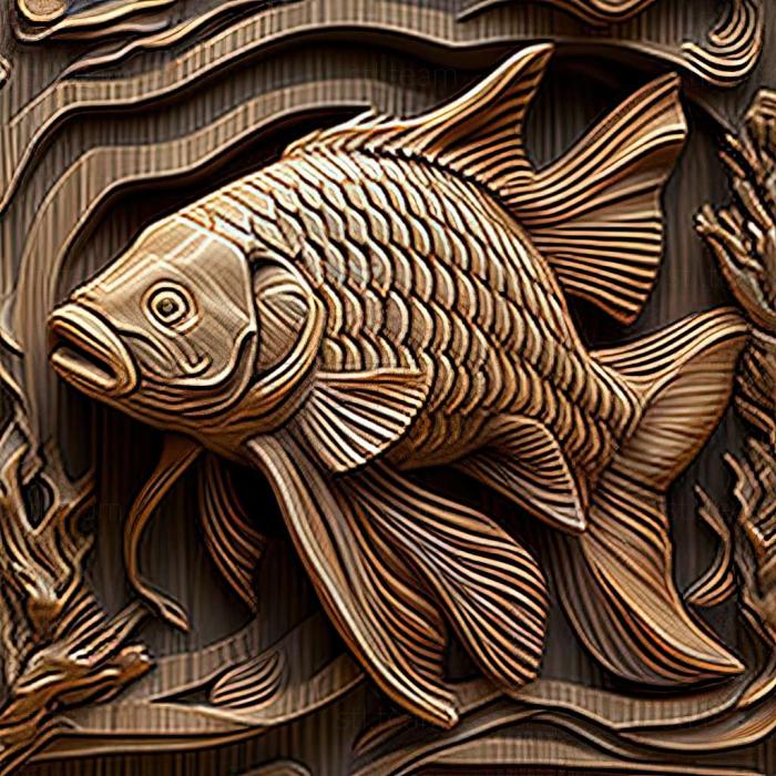 3D model Sarganoshchuk fish (STL)